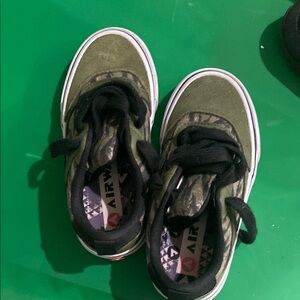 Airwalk Green and Black Sneakers Casual Skate Style